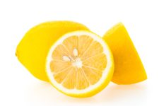 Yellow Lemon fruit isolated on white background